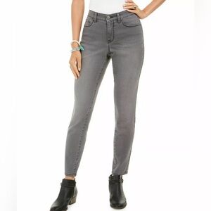 Style & Co Women’s High-Rise Skinny Gray Jeans Size 16